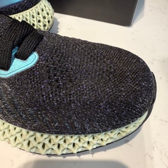 Adidas Alphaedge 4D Core Black-Glory Blue-Collegiate Purple FV106 - Picture 5 of 9